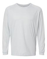 Paragon 210 Long Islander Performance Long Sleeve T-Shirt #color_Aluminum