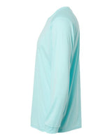 Paragon 210 Long Islander Performance Long Sleeve T-Shirt #color_Aqua Blue