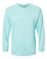 Paragon 210 Long Islander Performance Long Sleeve T-Shirt #color_Aqua Blue