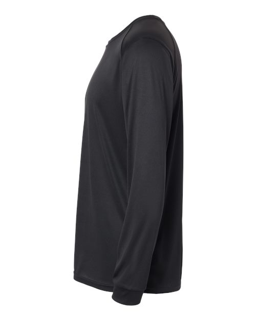 Paragon 210 Long Islander Performance Long Sleeve T-Shirt #color_Black