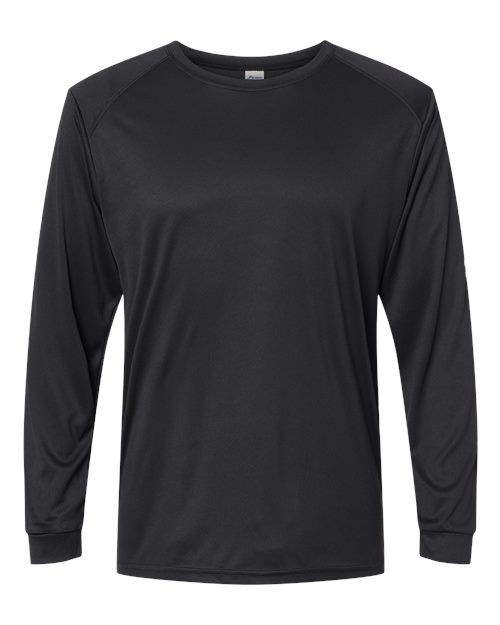 Paragon 210 Long Islander Performance Long Sleeve T-Shirt #color_Black