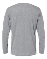 Paragon 210 Long Islander Performance Long Sleeve T-Shirt #color_Heather Grey