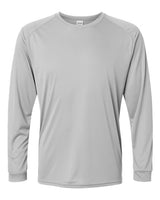 Paragon 210 Long Islander Performance Long Sleeve T-Shirt #color_Medium Grey