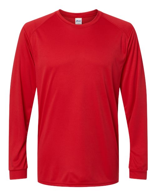 Paragon 210 Long Islander Performance Long Sleeve T-Shirt #color_Red