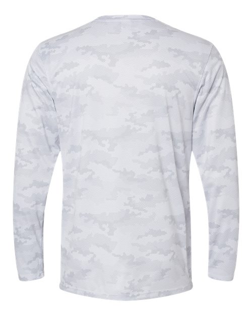 Paragon 217 Pompano Performance Camo Long Sleeve T-Shirt #color_White