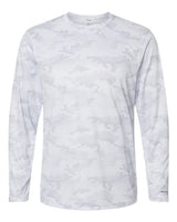 Paragon 217 Pompano Performance Camo Long Sleeve T-Shirt #color_White