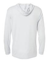 Paragon 220P Bahama Performance Hooded Long Sleeve T-Shirt #color_Aluminum