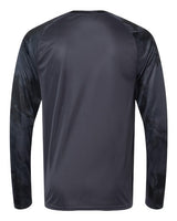 Paragon 228 Cabo Camo Performance Long Sleeve T-Shirt #color_Graphite