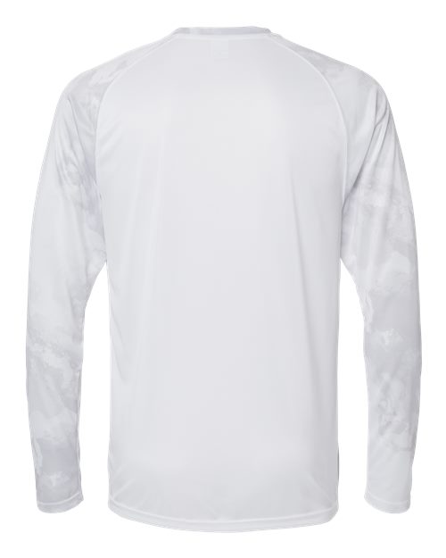 Paragon 228 Cabo Camo Performance Long Sleeve T-Shirt #color_White