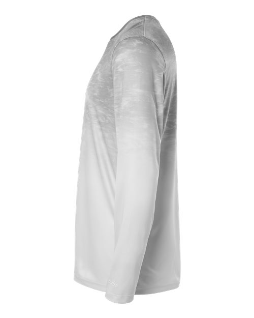 Paragon 229 Montauk Oceanic Fade Performance Long Sleeve T-Shirt #color_Aluminum Fade