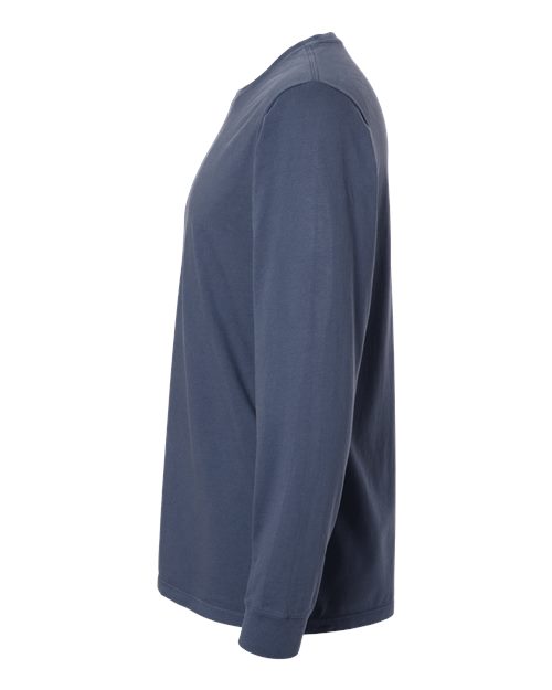 SoftShirts 420 Organic Long Sleeve T-Shirt #color_Navy