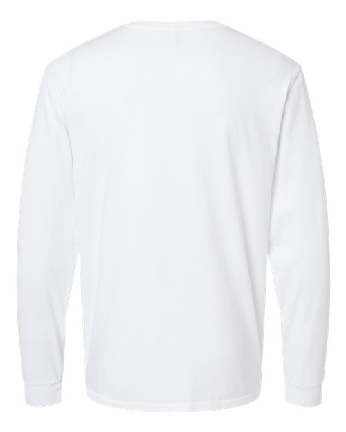 SoftShirts 420 Organic Long Sleeve T-Shirt #color_White