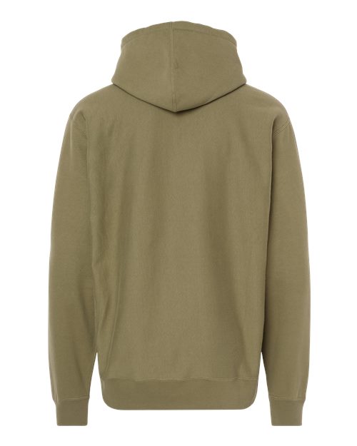 Independent Trading Co. IND5000P Legend - Premium Heavyweight Cross-Grain Hooded Sweatshirt #color_Olive