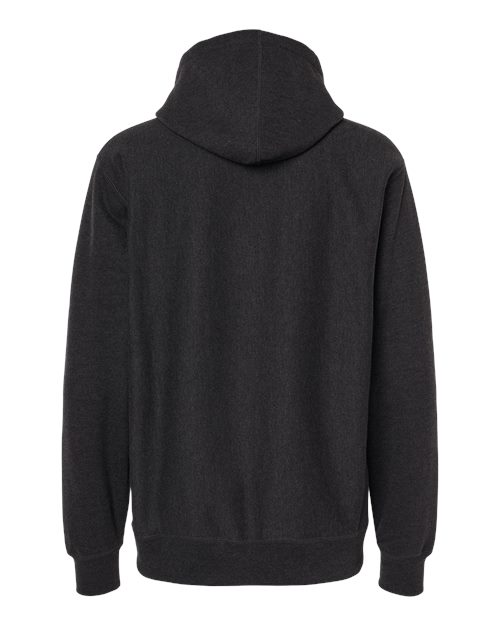 Independent Trading Co. IND5000P Legend - Premium Heavyweight Cross-Grain Hooded Sweatshirt #color_Charcoal Heather