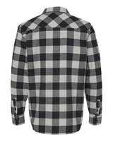 Independent Trading Co. EXP50F Flannel Shirt #color_Grey Heather/ Black