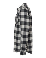 Independent Trading Co. EXP50F Flannel Shirt #color_Grey Heather/ Black