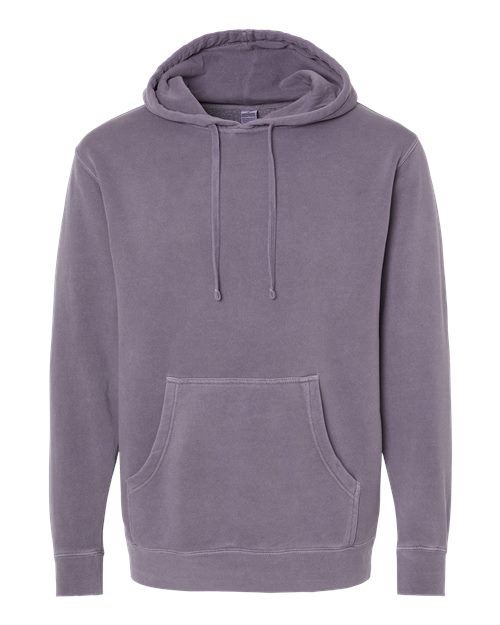 Independent Trading Co. PRM4500 Midweight Pigment-Dyed Hooded Sweatshirt #color_Pigment Plum