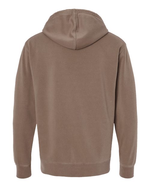 Independent Trading Co. PRM4500 Midweight Pigment-Dyed Hooded Sweatshirt #color_Pigment Clay