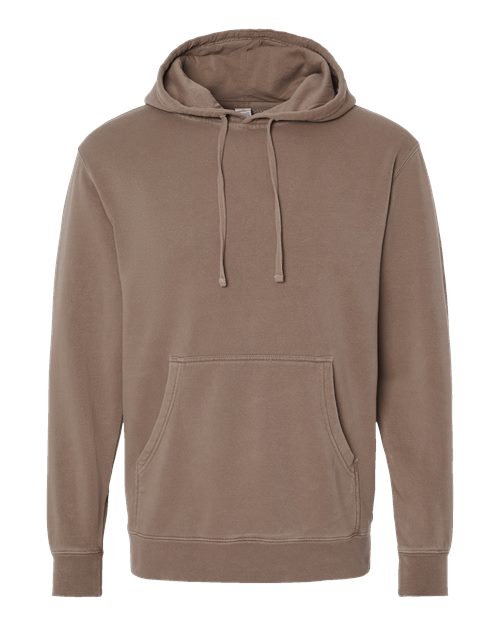 Independent Trading Co. PRM4500 Midweight Pigment-Dyed Hooded Sweatshirt #color_Pigment Clay