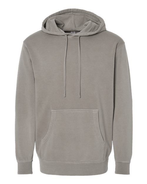 Independent Trading Co. PRM4500 Midweight Pigment-Dyed Hooded Sweatshirt #color_Pigment Cement