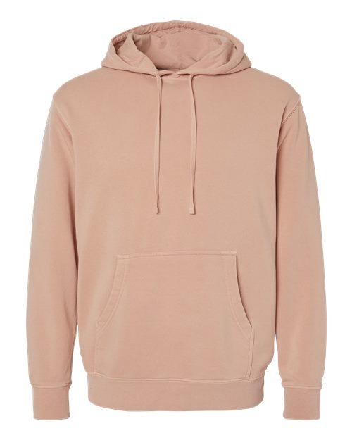 Independent Trading Co. PRM4500 Midweight Pigment-Dyed Hooded Sweatshirt #color_Pigment Dusty Pink