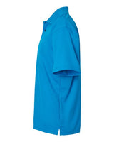 Paragon 100 Saratoga Performance Mini Mesh Polo #color_Turquoise