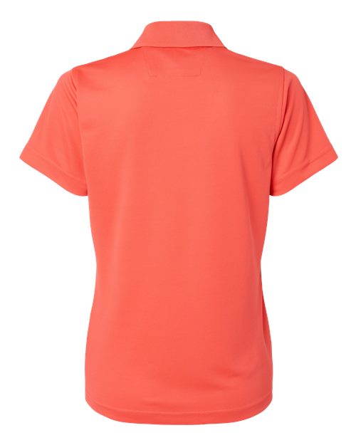 Paragon 104 Women's Saratoga Performance Mini Mesh Polo #color_Melon