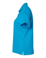 Paragon 104 Women's Saratoga Performance Mini Mesh Polo #color_Turquoise