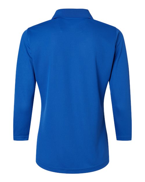 Paragon 120 Women's Lady Palm Three-Quarter Sleeve Polo #color_Royal