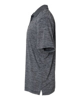 Paragon 130P Dakota Striated Heather Polo #color_Black Heather