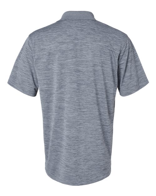 Paragon 130P Dakota Striated Heather Polo #color_Steel Grey Heather