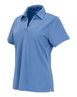 Paragon 151 Women's Memphis Sueded Polo #color_Light Blue