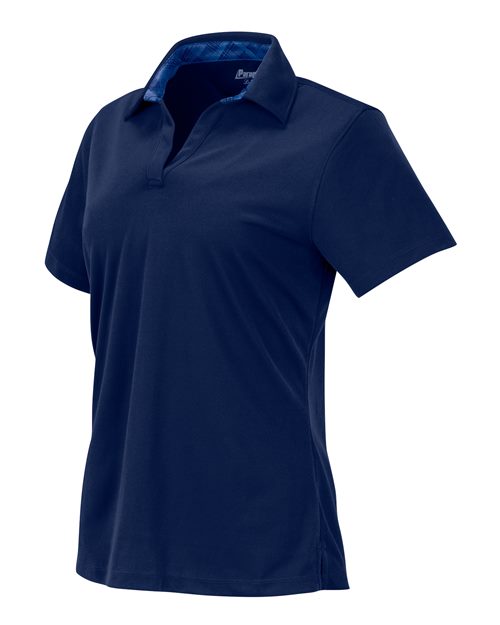 Paragon 151 Women's Memphis Sueded Polo #color_Navy