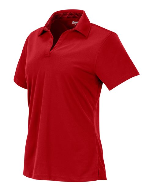 Paragon 151 Women's Memphis Sueded Polo #color_Red