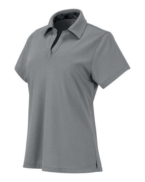 Paragon 151 Women's Memphis Sueded Polo #color_Steel