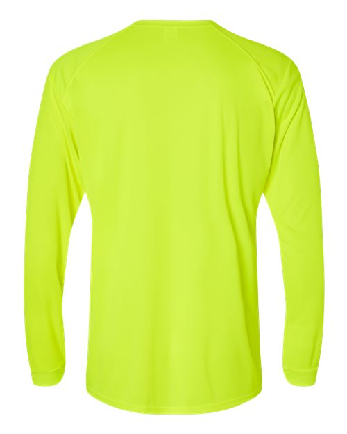Paragon 210 Long Islander Performance Long Sleeve T-Shirt #color_Safety Green