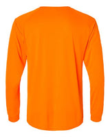 Paragon 210 Long Islander Performance Long Sleeve T-Shirt #color_Neon Orange