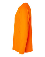 Paragon 210 Long Islander Performance Long Sleeve T-Shirt #color_Neon Orange