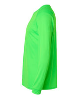 Paragon 210 Long Islander Performance Long Sleeve T-Shirt #color_Neon Lime