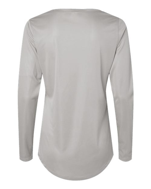Paragon 214P Women's Long Islander Performance Long Sleeve T-Shirt #color_Aluminum