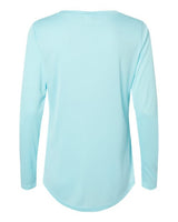 Paragon 214P Women's Long Islander Performance Long Sleeve T-Shirt #color_Aqua Blue