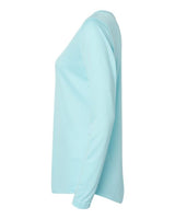 Paragon 214P Women's Long Islander Performance Long Sleeve T-Shirt #color_Aqua Blue