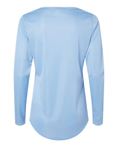 Paragon 214P Women's Long Islander Performance Long Sleeve T-Shirt #color_Blue Mist
