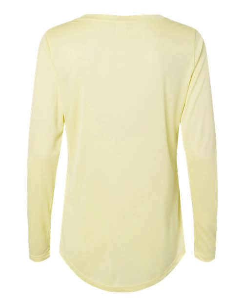 Paragon 214P Women's Long Islander Performance Long Sleeve T-Shirt #color_Pale Yellow