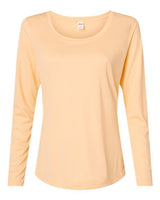 Paragon 214P Women's Long Islander Performance Long Sleeve T-Shirt #color_Peach