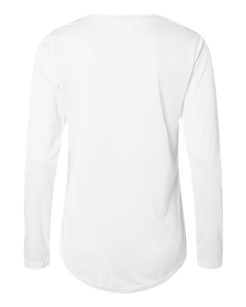 Paragon 214P Women's Long Islander Performance Long Sleeve T-Shirt #color_White