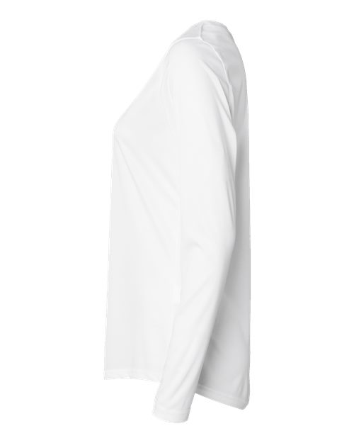 Paragon 214P Women's Long Islander Performance Long Sleeve T-Shirt #color_White