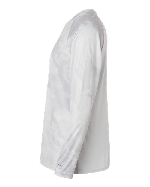 Paragon 228 Cabo Camo Performance Long Sleeve T-Shirt #color_Aluminum