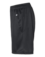 "Badger 4146 B-Core 5" Pocketed Shorts #color_Black"