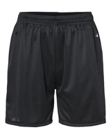 "Badger 4146 B-Core 5" Pocketed Shorts #color_Black"